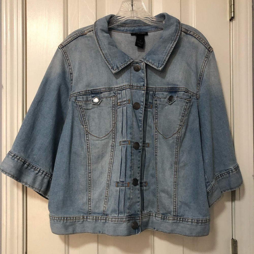Lane Bryant Blue Jean Jacket. Size 22.